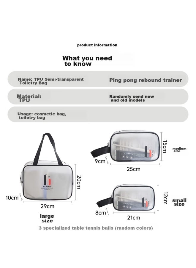 NOLANSEND Nuolansendi Toiletry Bag For Men And Women, Travel Portable Multifunctional Outdoor Handheld Small Toiletry Bag, Water-resistant Nl230 - Image 2