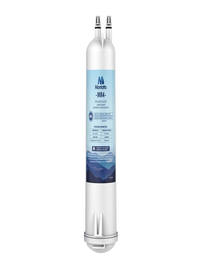 MARRIOTTO MRW4 Refrigerator Water Filter Compatible with EDR3RXD1, 4396841, 4396710, Filter 3, 46-9083,46-9030, 9030, 9083 Refrigerator Water Filter | 1 Pack (Packaging may vary) - Image 1