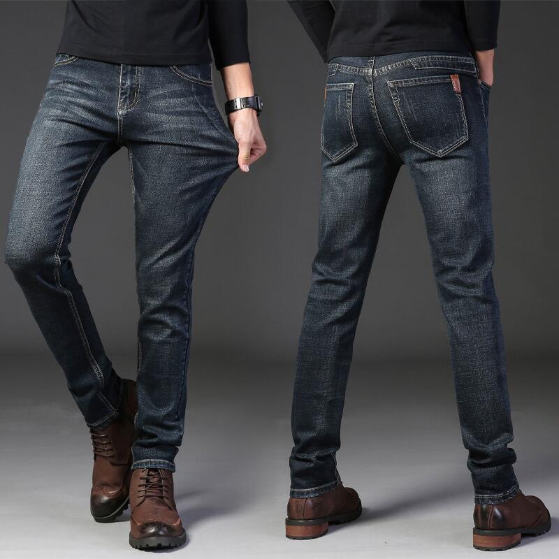 Unisex Classic Denim Jeans Loose Fit Daily Outdoor Wear - Image 2