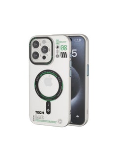 Mezone Tech iPhone 15 Pro Max Matte MagSafe Case, Shockproof & Anti-Yellowing Phone Case Reinforced Corners with Airguard, Black  - Image 1