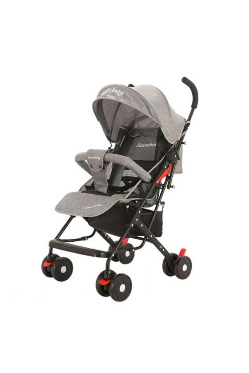 Folding Baby Stroller in Grey for Kids - Image 1