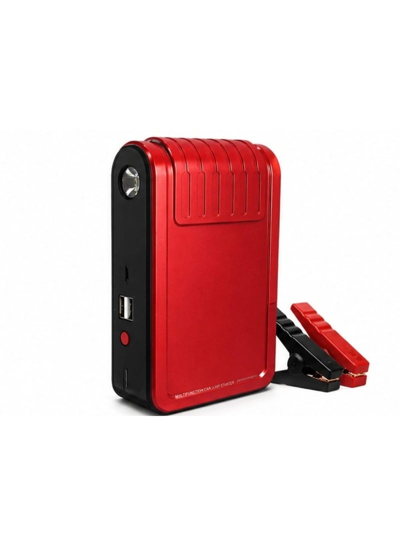 Portable Car Jump Starter Power Bank, Multifunctional with LED Flashlight & USB Fast Charging, for 12V Cars Motorcycles SUVs - Image 2