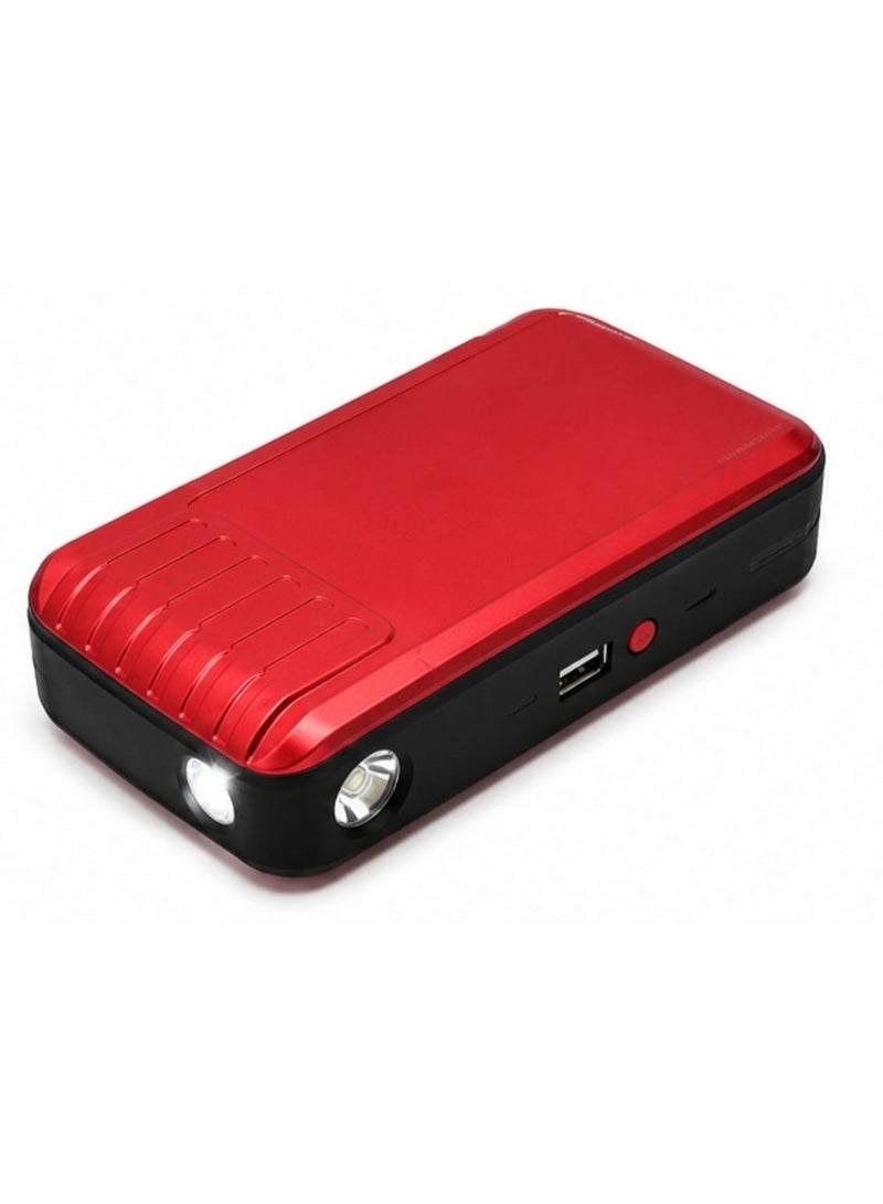 Portable Car Jump Starter Power Bank, Multifunctional with LED Flashlight & USB Fast Charging, for 12V Cars Motorcycles SUVs - Image 4