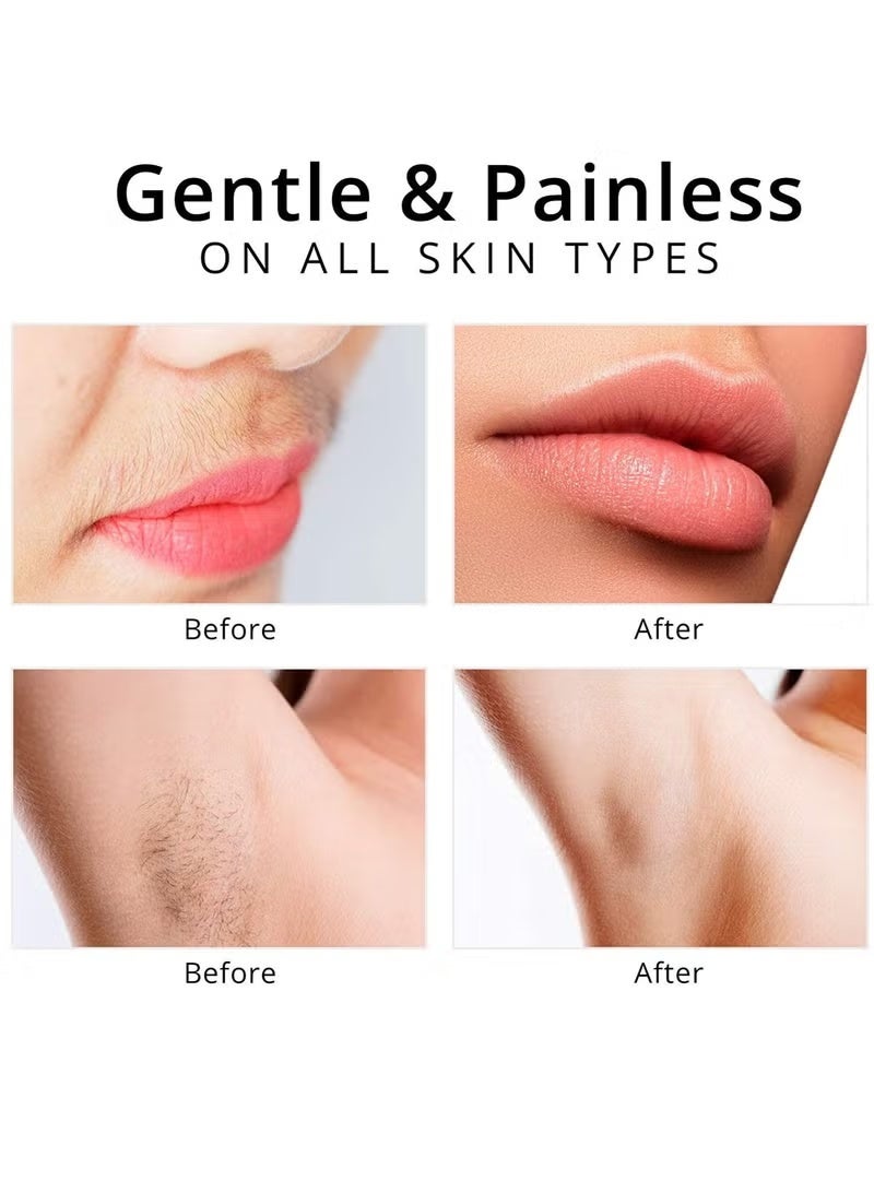 BLAWLESS Eyebrow Trimmer & Facial Hair Removal for Women, 2 in 1 Eyebrow Razor and Hair Remover, Rechargeable Painless Razors for Face Peach Fuzz, Eyebrow, Lips, Body, Chin, Arms, with Built in LED Light - Image 4