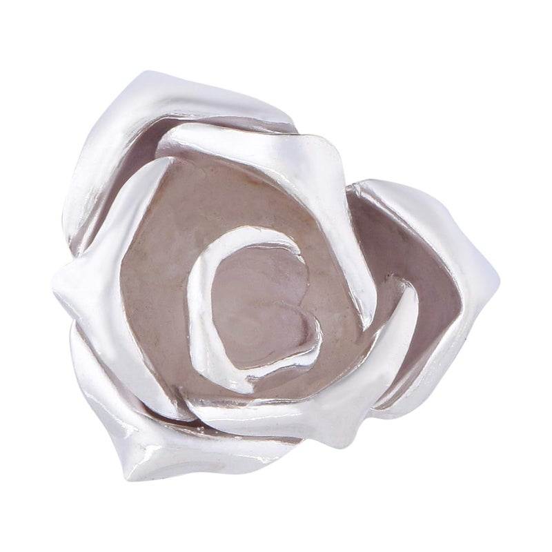 Osasbazaar Sterling Silver Artificial Rose Flower with Purity Certificate and Gift Box Silver Pack of 1 - Image 3
