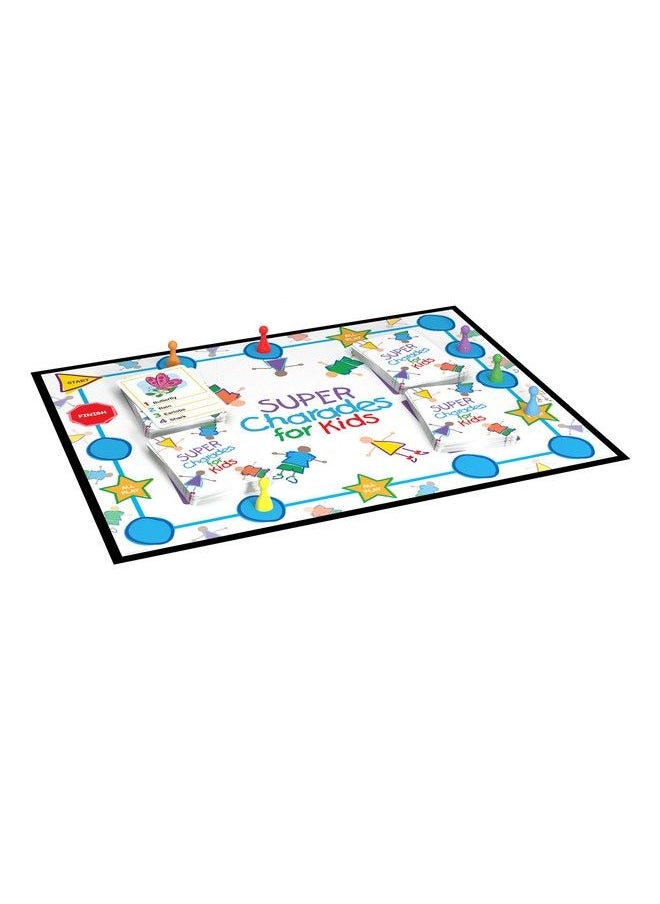 Pressman - Super Charades For Kids Board Game The O Reading Requiredfamily Game By Pressman - Image 1
