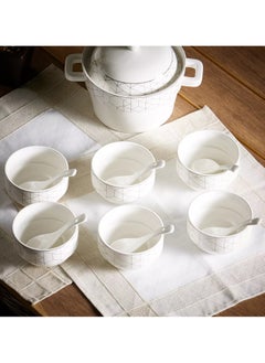 Home Center Ramadan Special Hikayat 15-Piece Porcelain Soup Bowl Complete Set  - Image 2