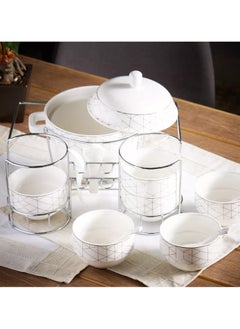 Home Center Ramadan Special Hikayat 15-Piece Porcelain Soup Bowl Complete Set  - Image 3