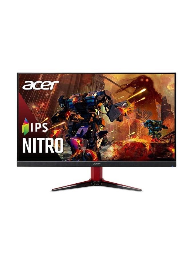 Acer - Nitro VG272 LED Gaming Monitor 27-inch FHD 1920x1080, IPS, Response Time 0.5ms, Refresh Rate 165Hz, DisplayHDR 400, NVIDIA G-SYNC, AMD FreeSync Premium, ZeroFrame, Built-in Speakers - Image 1