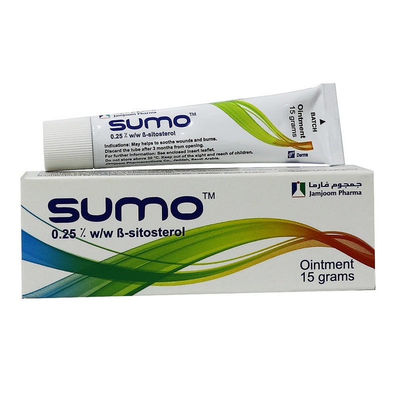 Sumo, 0.25% Ointment, Anti-inflammatory topical ointment for skin irritation, 15g - Image 3