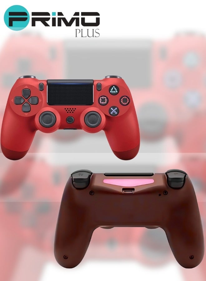 PRIMO PLUS Double Motor Vibration Wireless Controller For P4 Red - Image 2