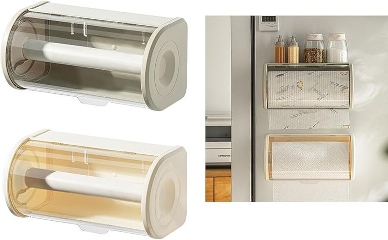 Stainless Steel Paper Towel Dispenser Wall Mounted For Kitchen And Bathroom - Image 3