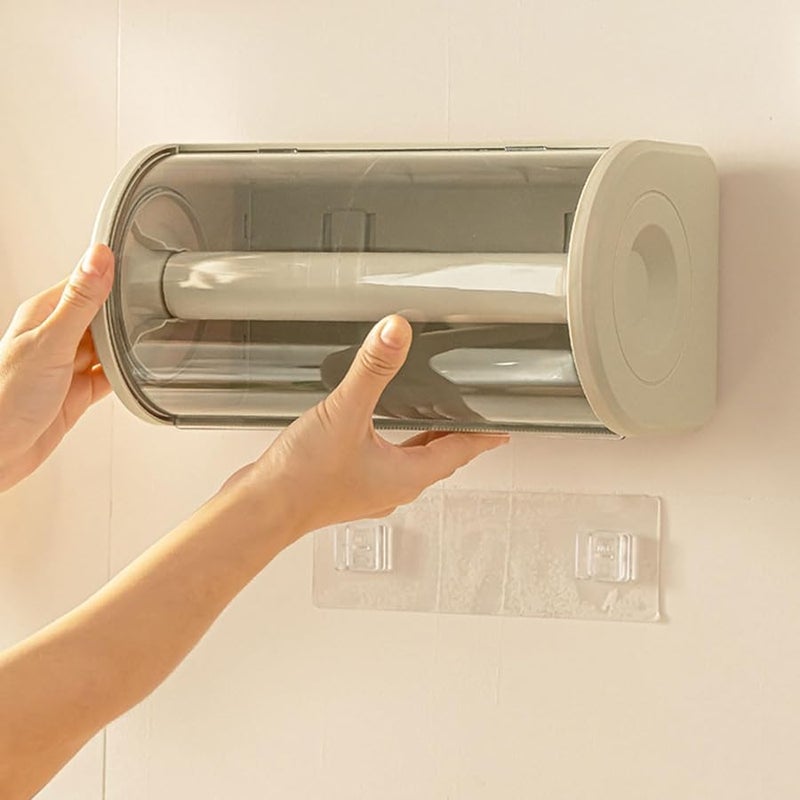 Stainless Steel Paper Towel Dispenser Wall Mounted For Kitchen And Bathroom - Image 5