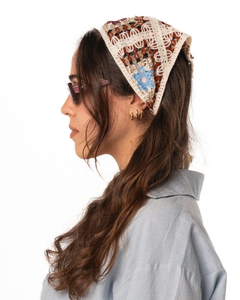 إن يور شو باندانا كروشيه جراني – بني - Image 1