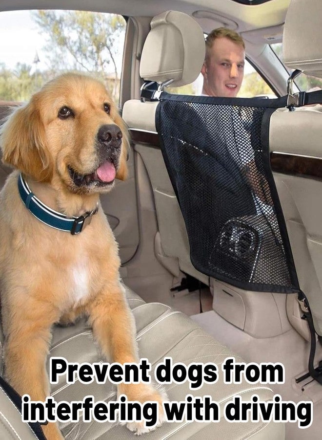 KalamkariX Car Divider for Dogs, Dog Car Barrier, Pet Barrier for Back Seat, Universal Fit for Most Cars and SUVs, Easy Installation with Hooks for Secure Travel Space, 53cm x 53cm - Image 4