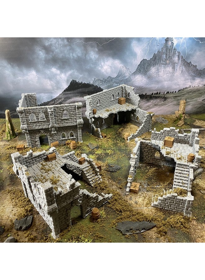 Extruded Gaming Building Ruins Set 1A - Image 5