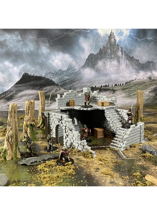 Extruded Gaming Building Ruins Set 1A - Image 2