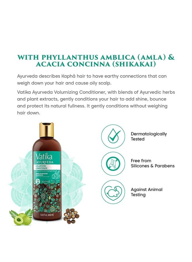 Vatika Ayurveda Volumizing Conditioner With Amla And Shikakai 400ml Hair Care - Image 3