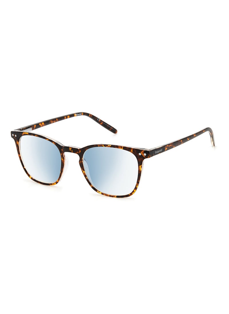 Polaroid Unisex Reading Glasses - Pld 0029/R/Bb Havana Crystal 50 - Lens Size: 50 Mm  - Image 1