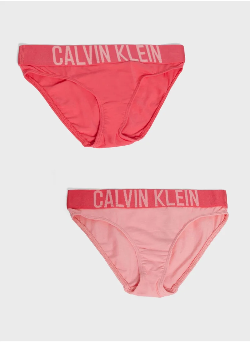 CALVIN KLEIN Youth 2 Pack Assorted Bikini