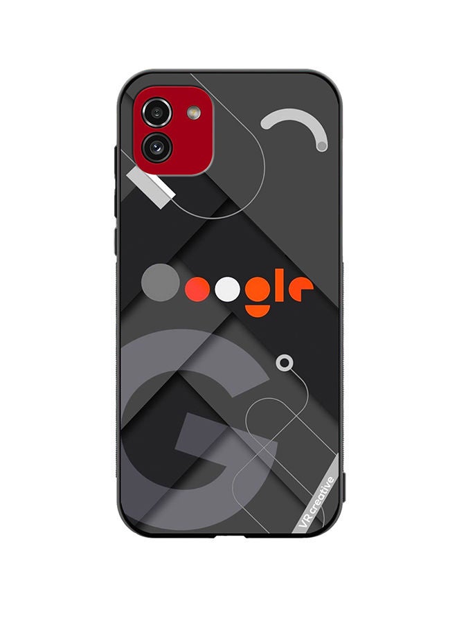 VR CREATIVE Protective Case Cover For Samsung Galaxy A03 Google Design Multicolour - Image 1