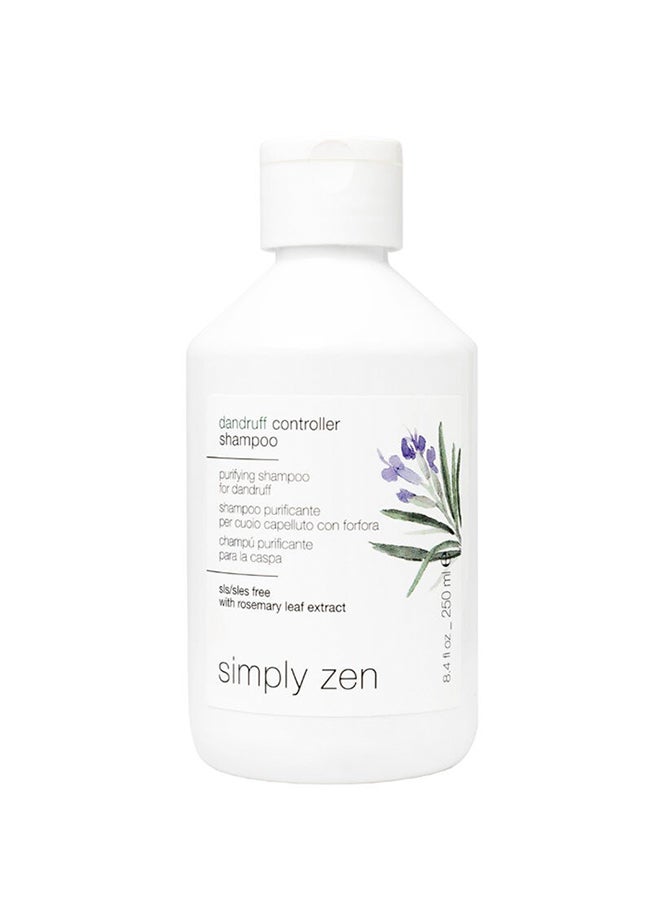 Simply Zen Dandruff Controller Shampoo 250ml – Rapid Flake Control for Itchy Scalps, Zinc Pyrithione, Antifungal Wash for Dandruff Relief 250ml - Image 1