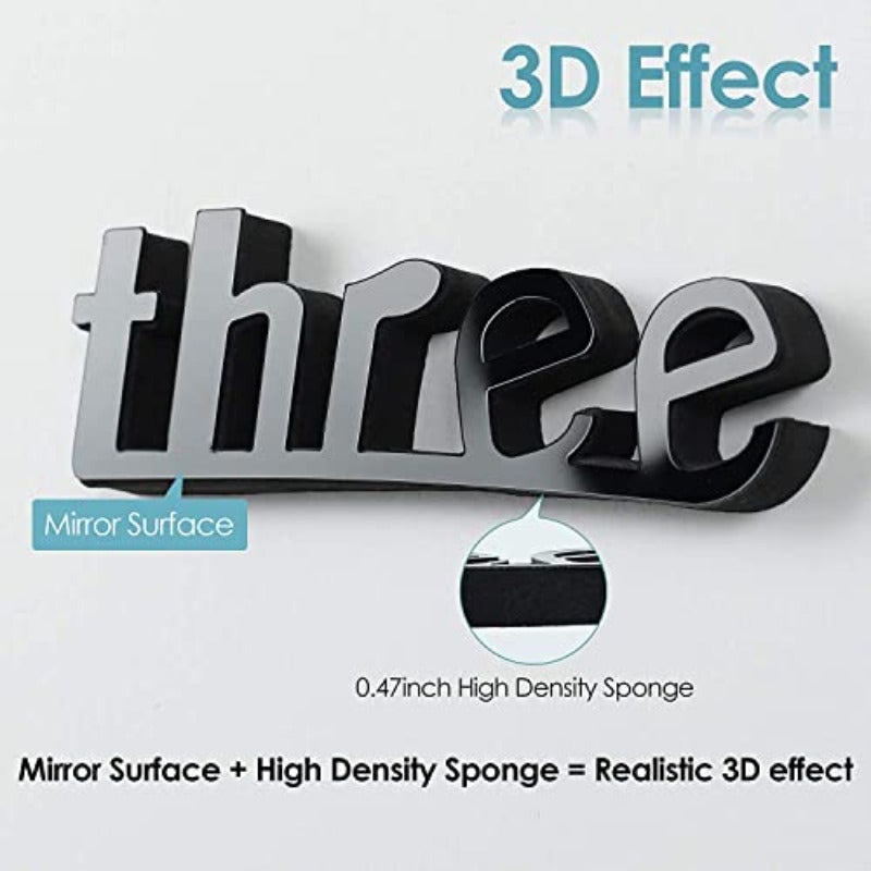 الميزاقز 3D ساعة حائط دي آي واي كبيرة الحجم ساعات ديكور حائط صامتة بدون طنين حركة ساعات للغرفة المعيشة غرفة النوم المكتب فندق ديكور حائط أسود - Image 5