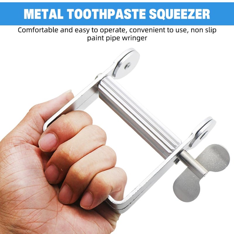 HASTHIP ® معصرة معجون الأسنان المعدنية لتلوين الشعر وكريم اليد ومعجون الأسنان - Image 4