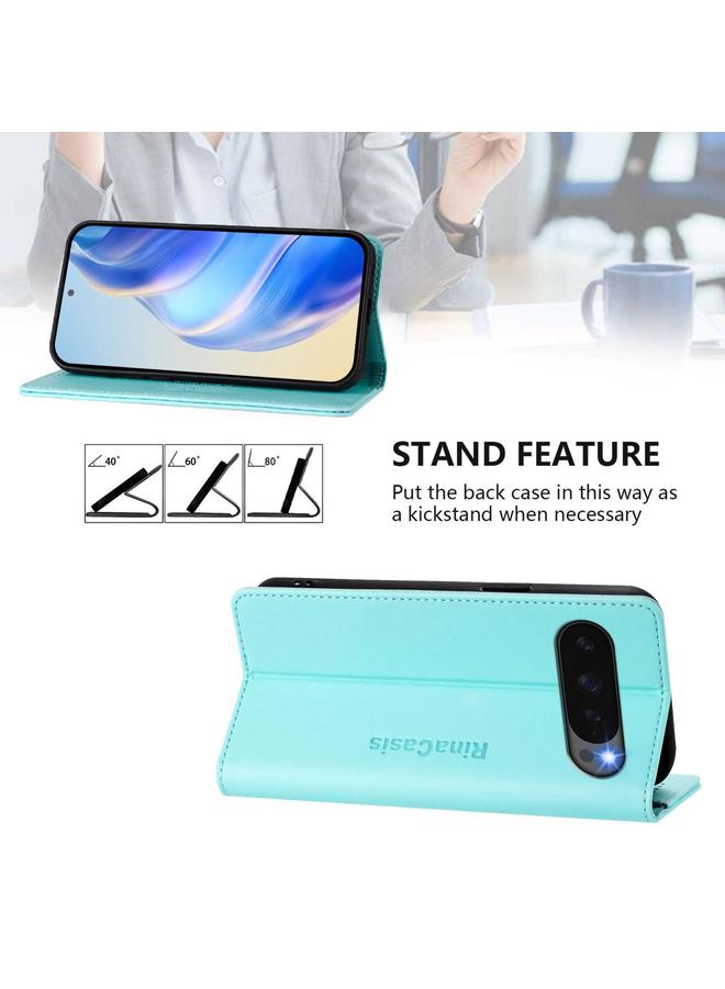 erorex Case For Google Pixel 10 Pro XL RC01 Dual-Folded Magnetic Suction RFID Leather Phone Case - Image 4