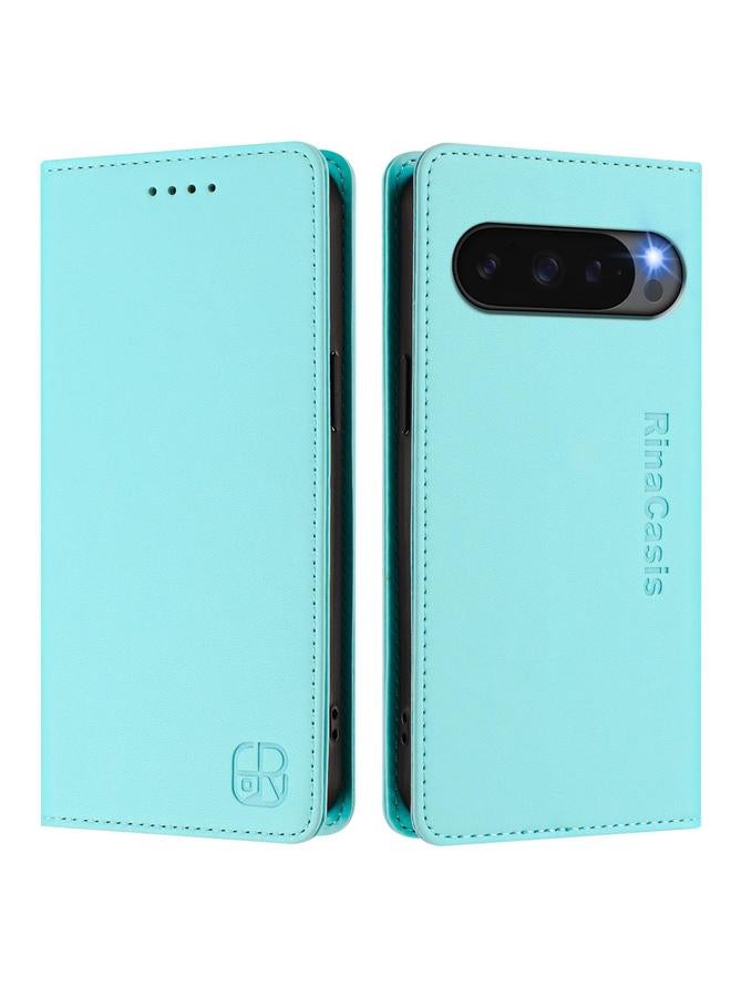 erorex Case For Google Pixel 10 Pro XL RC01 Dual-Folded Magnetic Suction RFID Leather Phone Case - Image 2