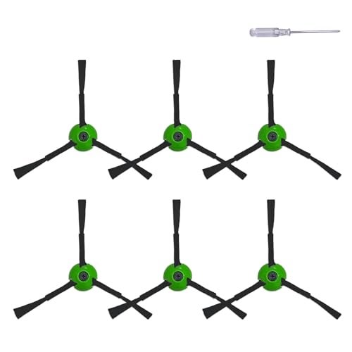 SENNII Replacement Side Brush Parts for iRobot Roomba i j eSeries j5 j5+ j6 j6+ j7 j7+ j8 j8+ j9 j9+ i3 i4 i5 i5+ i6 i6+ i7 i7+ i8 i8+ e5 e6 Robotic Vacuum Accessories Kit,6 Black Side Brush,Screw Driver - Image 1