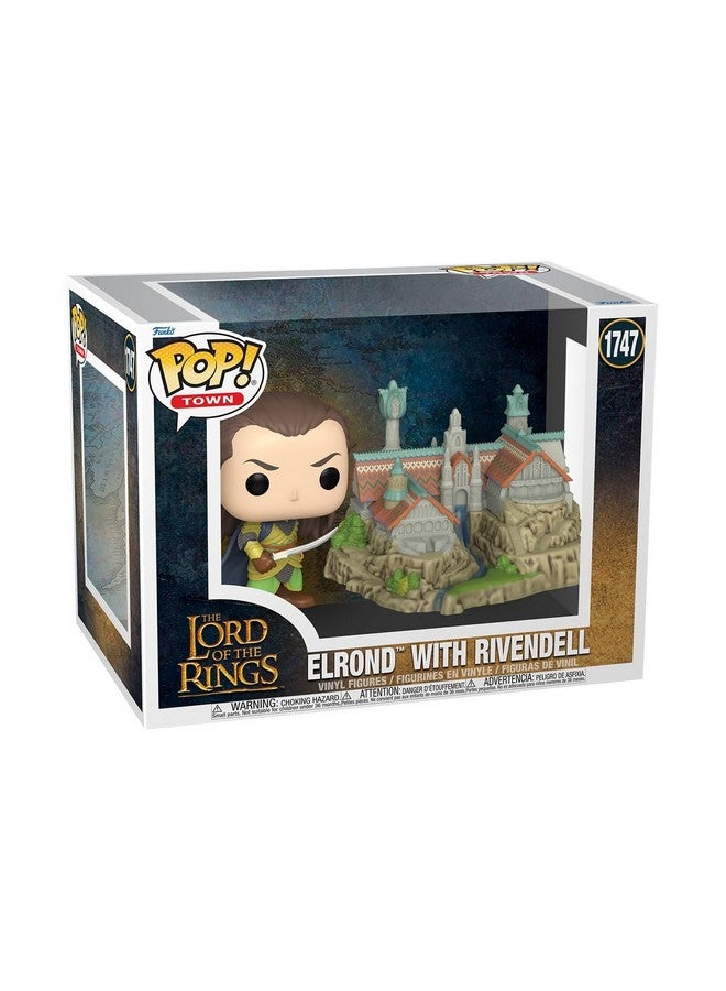 Funko Pop Town: The Lord of The Rings - Elrond with Rivendell - Collectable Vinyl Figure - Gift Idea - Official Merchandise - Toys for Kids & Adults - Fantasy Fans - Image 1