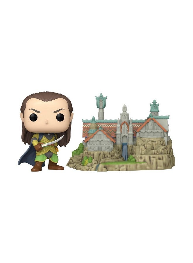 Funko Pop Town: The Lord of The Rings - Elrond with Rivendell - Collectable Vinyl Figure - Gift Idea - Official Merchandise - Toys for Kids & Adults - Fantasy Fans - Image 2