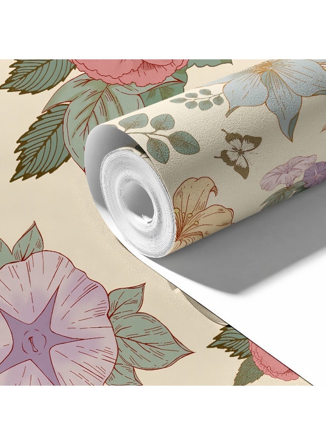 [ بفك ] 40cm * 5M ورق الحائط ، التصميم الإبداعي ، لون نمط خلفية ذاتية اللصق ، تنطبق على مجموعة متنوعة من ديكور المنزل - Image 2