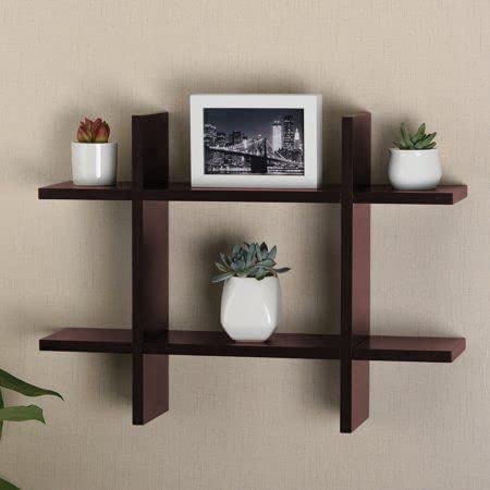 DDS Dream Decor Shoppee DDS Dream Dream Decor Shoppee Wall Mount Shelf Floating Wall Shelf Storage Racks MDF Engineer Wood Unit Racks and Shelves for Living Room (Brown) - Image 5