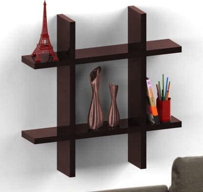 DDS Dream Decor Shoppee DDS Dream Dream Decor Shoppee Wall Mount Shelf Floating Wall Shelf Storage Racks MDF Engineer Wood Unit Racks and Shelves for Living Room (Brown) - Image 2