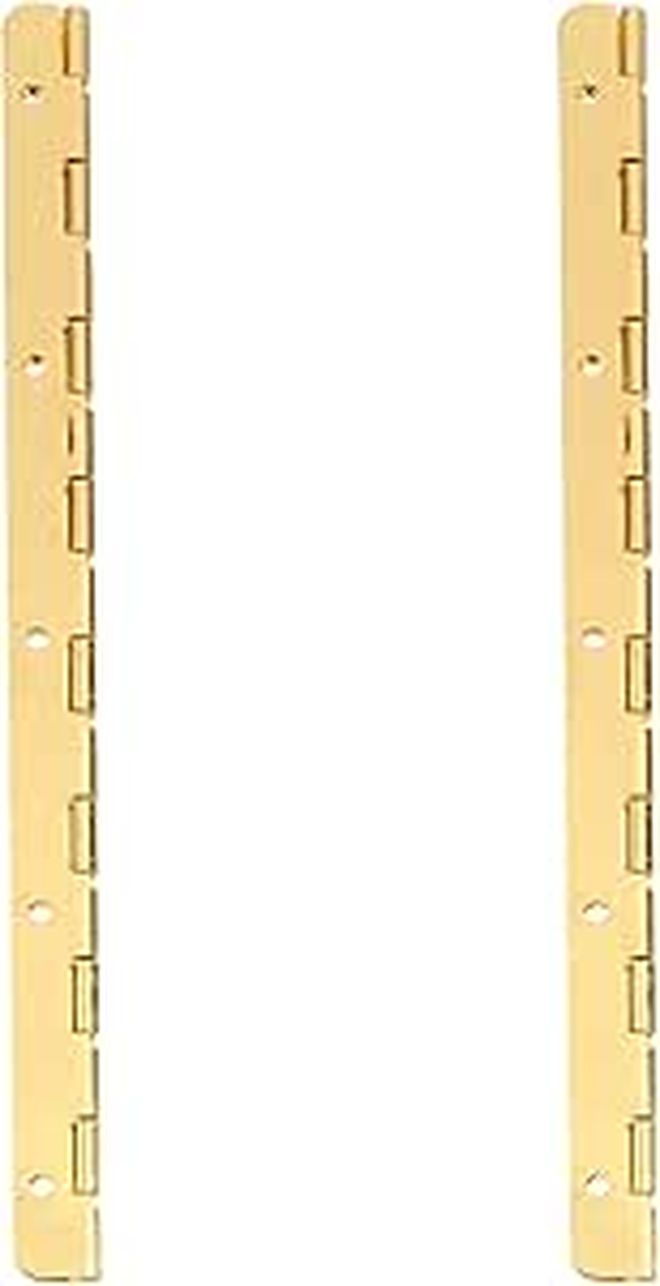 2pcs 190mm Heavy Duty Zinc Alloy Gold Cabinet Hinges For Furniture Doors And Cupboards - Image 1