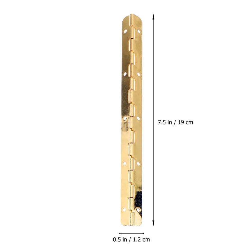 2pcs 190mm Heavy Duty Zinc Alloy Gold Cabinet Hinges For Furniture Doors And Cupboards - Image 3