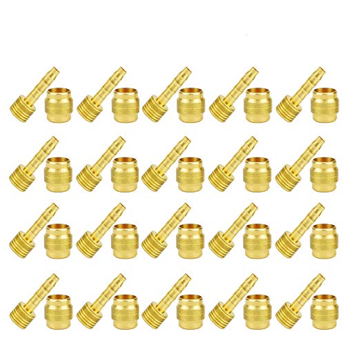 CYCEARTH Bicycle Brake Olive and Brass Connecting Insert Kit for Magura Bike Hydraulic Disc Brake Oil Hose (MAGURA (20pcs)) - Image 1