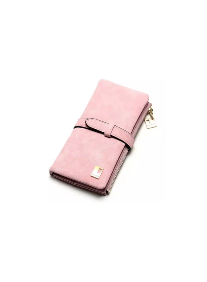" Women's wallet with large capacity, with one zipper, elegant design, excellent quality - imported"  - Image 1