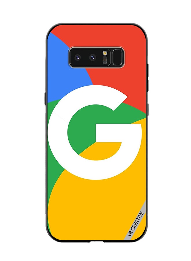 VR CREATIVE Protective Case Cover For Samsung Galaxy Note 8 Google Logo Design Multicolour - Image 1