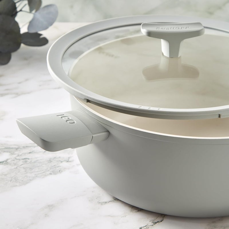 BergHOFF Balance Non-stick Ceramic Stockpot 11", 6.5qt with Multifunctional Glass Lid - Image 5