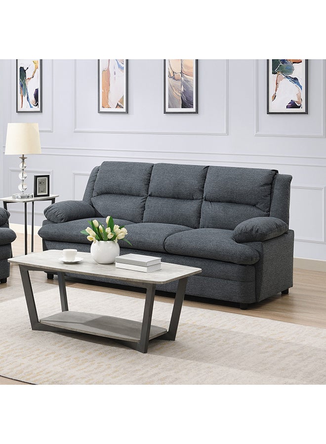 Home Box Bali Lamo 3-Seater Fabric Sofa 92 x 98 x 204 cm - Image 1