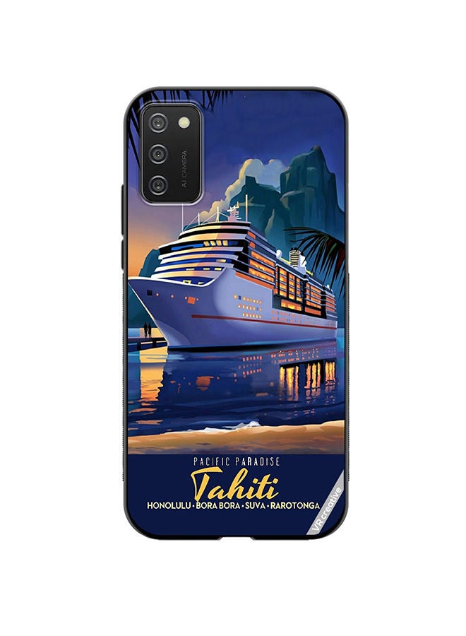 VR CREATIVE Protective Case Cover For Samsung Galaxy A03s Pacific Paradise Design Multicolour - Image 1