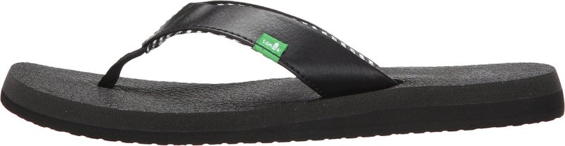 Sanuk Yoga Mat - Cushioned Sandals - Women's Ebony - 9 - Image 2