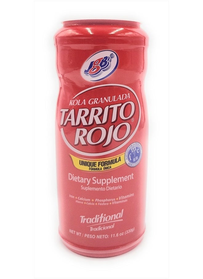 JGB - Kola Granulada - Tarrito Rojo - Suplemento Multivitaminico (330g) - Image 1