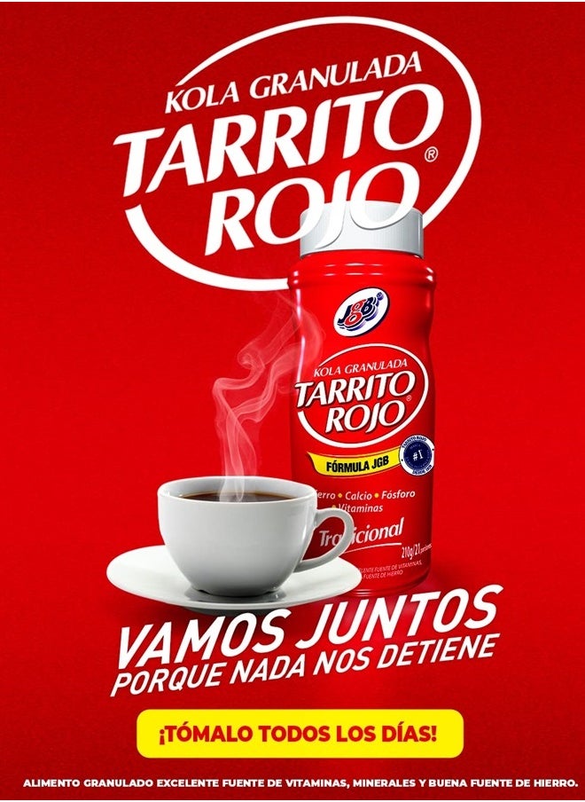 JGB - Kola Granulada - Tarrito Rojo - Suplemento Multivitaminico (330g) - Image 1