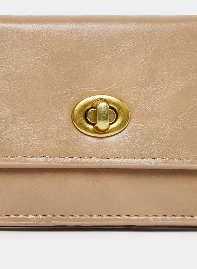 ستايلي Turn Lock Buckle Closure Purse