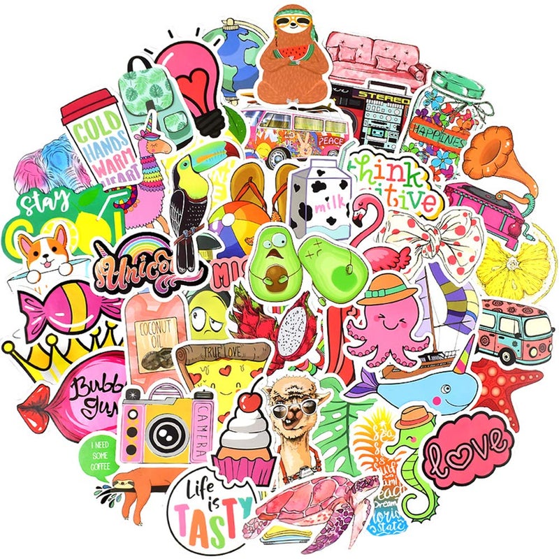 QTL VSCO Stickers for Girls Cute Stickers for Water Bottle Laptop Hydroflask for Teens Kids Waterproof Vinyl Pack 150Pcs - Image 2