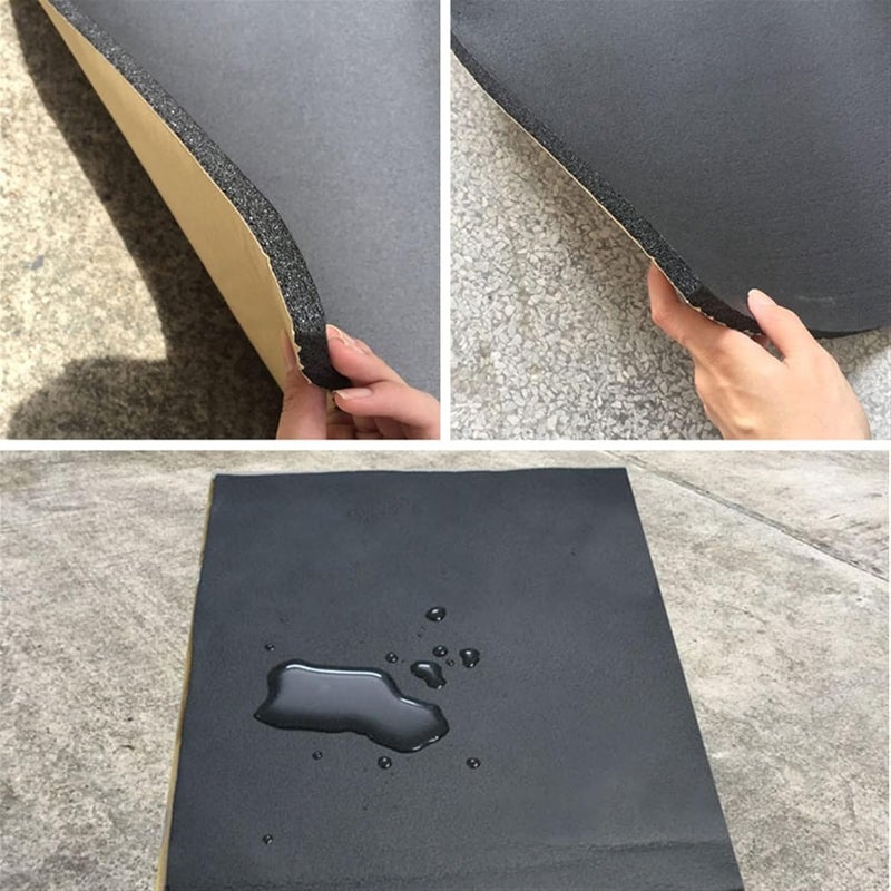 ورقة رغوة حرارية من Heat Shield Automotive، مقاس 200 سم × 50 سم، سمك 3 مم/6 مم/8 مم، مغلقة الخلايا، مانعة للصوت، عازلة صوتيًا وحراريًا (8 مم). - Image 5